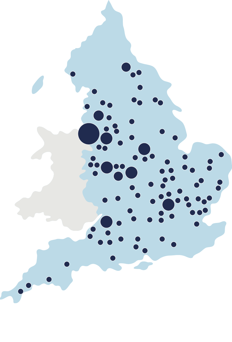 National NPQSL Provider delivery map